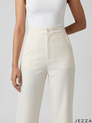 Off White: Polycotton Relaxed Fit Pants 76401