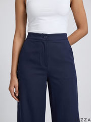 Midnight Line: Relaxed Ankle Length Pants 76403