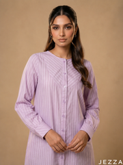 Soft Aura: Light Purple Cotton Top 75932