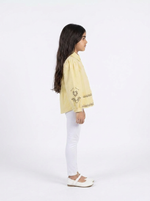 Load image into Gallery viewer, Yellow Embroidered Shirt &amp; Pant Set 91141