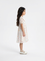 Load image into Gallery viewer, Pastel Floral Lace-Collar Dress 91031