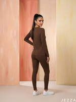 Load image into Gallery viewer, Earth Layer: Brown Jersey Inner Top 87362