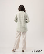 Load image into Gallery viewer, Relaxed below hip Cotton Shirt Top 62801