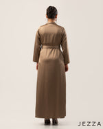 Load image into Gallery viewer, Satin Belted Dress 48051