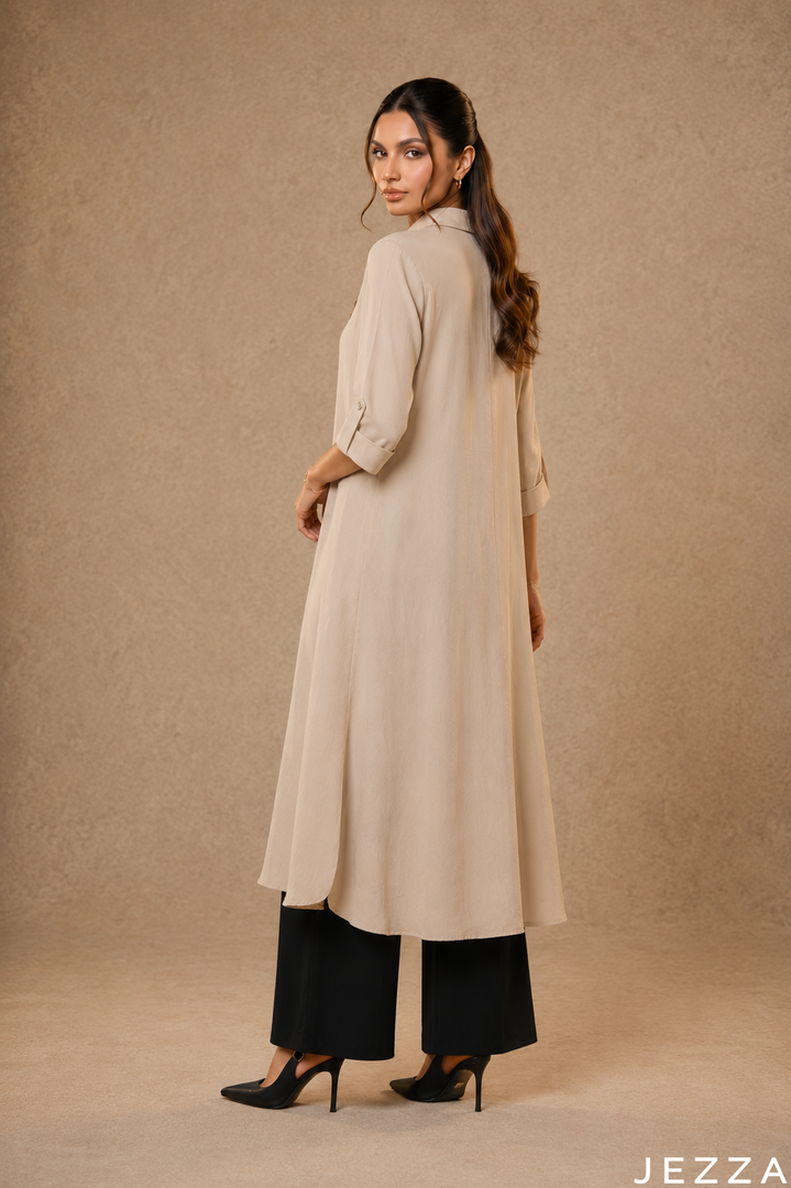 Soft Sheen: Pearl Crushed Midi Top 82912