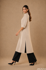 Load image into Gallery viewer, Soft Sheen: Pearl Crushed Midi Top 82912