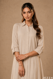 Soft Sheen: Pearl Crushed Midi Top 82912