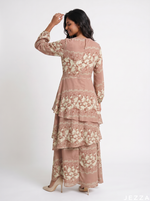 Load image into Gallery viewer, Floral Haze: Flowing Long Sleeve Dress 81761