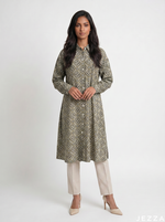 Load image into Gallery viewer, Motif Ease: Collared Below Knee Top 84281