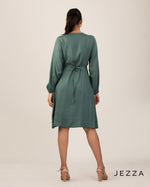 Load image into Gallery viewer, Charming Ease: Polycotton Gathered Top Dress 72851