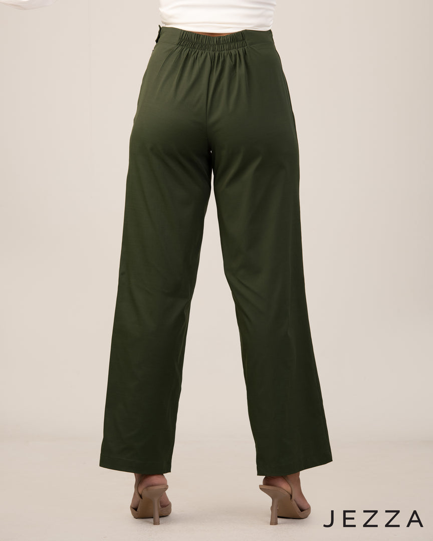 Tailored Poise: Twill Poly Trouser 75471